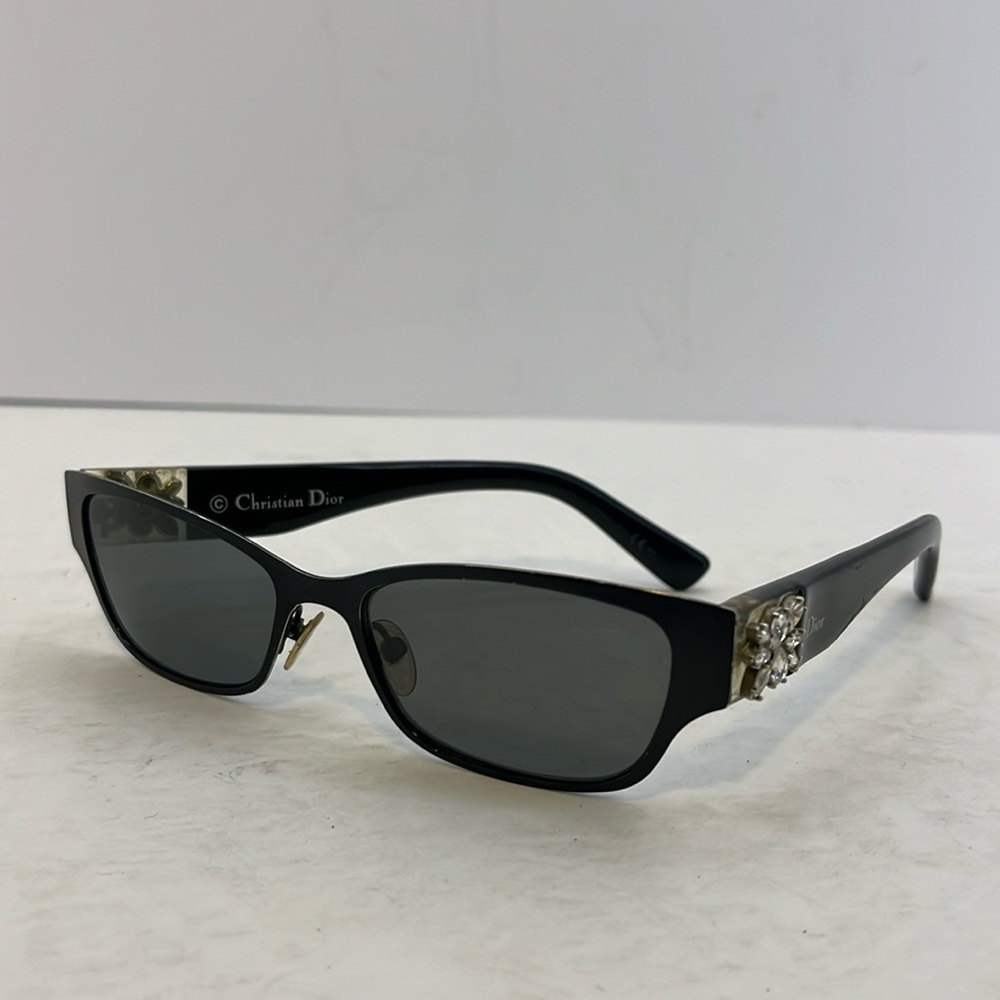Christian Dior CD3775 Black w/ Rhinestone Eyeglasses or Sunglasses Frames Only